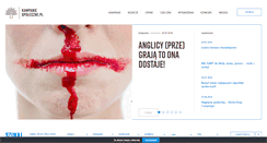 Desktop Screenshot of kampaniespoleczne.pl