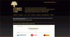 Desktop Screenshot of konkurs.kampaniespoleczne.pl