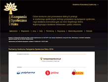 Tablet Screenshot of konkurs.kampaniespoleczne.pl